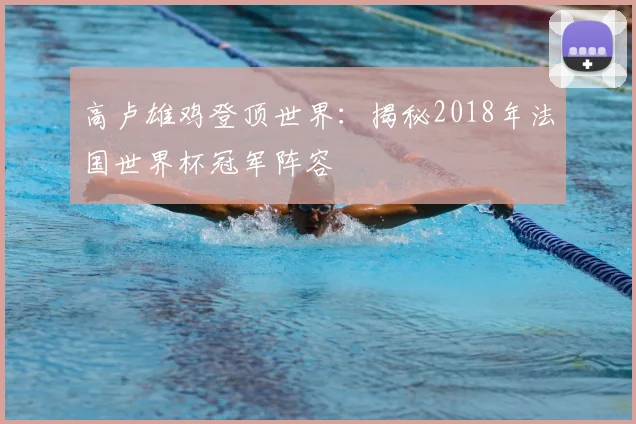 高卢雄鸡登顶世界：揭秘2018年法国世界杯冠军阵容
